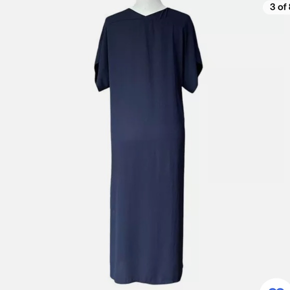 Aritzia Babaton navy shift overlay dress - Picture 2 of 7
